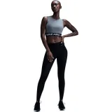 Dámske tréningové tričko bez rukávov NIKE PRO DF CROP TANK SMOKE GREY HTR WHITE · záber 4