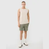 Pánské casual šortky - olivové · záber 1