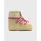 Dámské nízké zimní boty MOON BOOT MB ICON LOW SUEDE LACES-B021 LIGHT YELLOW · záber 2