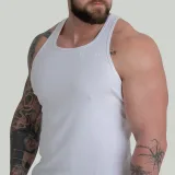 STRIX Tílko Ribbed White - Velikost: XL | Barva: Biela | Hmotnost: 0,202 kg | Balení: 80 · záber 2