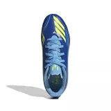 Chlapčenské futbalové kopačky outdoorové ADIDAS F50 Messi Club Jr FG MG team royal blue solar yellow semi blue burst · záber 4