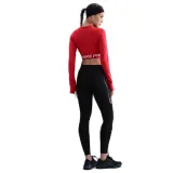Dámske kompresné legíny NIKE W NP 365 MR TIGHT GG GRX BLACK WHITE · záber 3