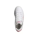 Dievčenská rekreačná obuv ADIDAS Grand Court 3.0 Jr cloud white pink fusion bliss pink · záber 3