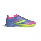 Chlapecké fotbalové kopačky turfy ADIDAS F50 League Jr TF blue fusion lucid lemon lucid pink · záber 1