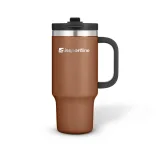 Termohrnček inSPORTline Natticino 470 ml - Farba: hnedá · záber 4
