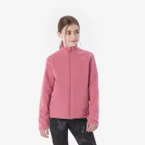 QUECHUA Detská fleecová mikina MH100 7-15 r. ružová 14-15 r (161-172 cm) · záber 1