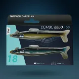 CAPERLAN Súprava mäkkých umelých nástrah typu shad piesočnica Eelo 150 18 g Ayu/modrá bez · záber 2