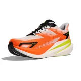 Pánska bežecká obuv HOKA Mach X 3 M white neon tangerine · záber 3