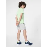 Chlapecké teplákové kraťasy 4F JUNIOR SHORTS CAS M048-27M-COLD LIGHT GREY MELANGE · záber 4