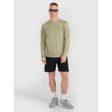 Pánské běžecké tričko s dlouhým rukávem 4F LONGSLEEVE FNK M413-WAW25TFLOM413-44S-OLIVE · záber 5