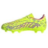 Chlapecké fotbalové kopačky outdoorové ADIDAS Predator League Jr FG lucid lemon blue fusion lucid pink · záber 2
