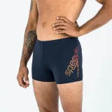 SPEEDO Pánske boxerkové plavky SPEEDO modro-oranžové M · záber 1