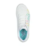 Dámská rekreační obuv SKECHERS Uno Changed Love W white multi color · záber 4