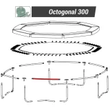 DOMYOS Rám na trampolínu Hexagonal 240/Octogonal 300 bez · záber 2
