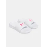 Dámské pantofle (plážová obuv) UNDER ARMOUR UA W Ignite Select white white super pink · záber 4