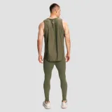 GymBeam Men‘s Combat Leggings Olive Grey - Velikost: S | Barva: Sivá | Hmotnost: 0,1595 kg | Balení: 105 · záber 5