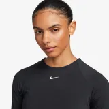 Dámské tréninkové tričko s dlouhým rukávem NIKE PRO DF 365 CROP LS-010 BLACK WHITE · záber 4