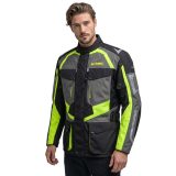 Pánska moto bunda W-TEC Burdys Evo - Veľkosť: S | Farba: Červená · záber 3