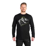 Pánske turistické tričko s dlhým rukávom NORTHFINDER DARU-269black · záber 2
