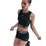 Dámske tréningové tričko bez rukávov NIKE PRO DF CROP TANK SEAWEED WHITE · záber 3