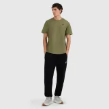 Pánské regular hladké tričko - khaki · záber 2