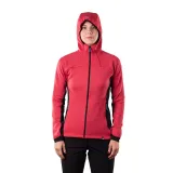 Dámská turistická fleece mikina s kapucí NORTHFINDER RHIANNA-490coral · záber 3