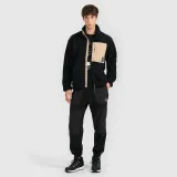 Sherpa fleece regular se stojáčkem pánský - černý · záber 2