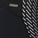 DECATHLON Pánske boxerkové plavky Fiti čierno-biele M · záber 2