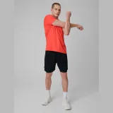 Pánské regular rychleschnoucí tréninkové tričko - červené · záber 2