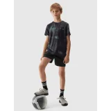 Chlapecké tréninkové tričko s krátkým rukávem 4F JUNIOR TSHIRT FNK-4FJWSS24TFTSM694-41A-GREEN ALLOVER · záber 4