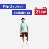 DOMYOS Pánske fitness tričko s krátkym rukávom svetlomodré L · záber 1