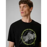 Pánské tričko s krátkým rukávem 4F TSHIRT M2822-20S-DEEP BLACK · záber 5