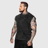 Tielko Iron Aesthetics Muscle Tee, washed black · záber 3