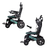 Elektrický invalidný vozík inSPORTline Hawkie Evo Plus II s polohovateľným operadlom • 700W • 31,05kg • do 130kg • až 24km dojazd · záber 2