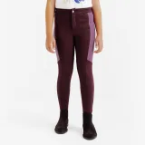 FOUGANZA Detské jazdecké nohavice Magic fialové 7-8 r (123-130 cm) · záber 1