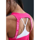 Dámske tréningové tielko NIKE PRO W NP DF TANK ELASTIKA RUSH PINK WHITE · záber 4