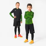 KIPSTA Detské futbalové termotričko Keepdry Warm zelené 14-15 r (161-172 cm) · záber 1