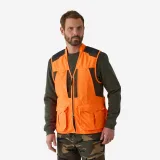 SOLOGNAC Pánska poľovnícka vesta 520 oranžová fluorescenčná L · záber 1