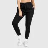 Dámske športové tepláky Iron Aesthetics Comfy, čierne · záber 4