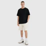 Pánské hladké tričko oversize - černé · záber 2
