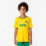 KIPSTA Detský fanúšikovský dres Brazília 12-13 r (151-160 cm) · záber 1