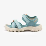 QUECHUA Detské turistické sandále NH100 suchý zips 24 - 31 modré 30-31 · záber 1