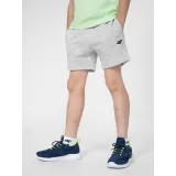 Chlapecké teplákové kraťasy 4F JUNIOR SHORTS CAS M048-27M-COLD LIGHT GREY MELANGE · záber 2