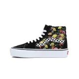 Dámská vycházková obuv VANS UA SK8-HI Platform 2.0 poppy checkerboard black multi · záber 2
