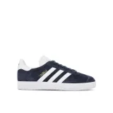 Pánská vycházková obuv ADIDAS ORIGINALS Gazelle M collegiate navy white gold metalic · záber 3