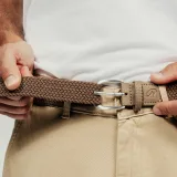INESIS Pružný opletený golfový opasok hnedý XL-2XL · záber 2