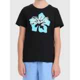 Dívčí tričko s krátkým rukávem 4F JUNIOR TSHIRT F2938-20S-DEEP BLACK · záber 2