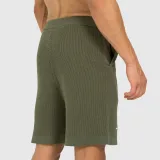 Pánske pletené kraťasy Iron Aesthetics Vibe, zelené · záber 4