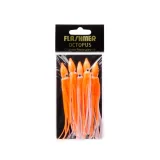 FLASHMER Umelá nástraha chobotnička 11 cm oranžová 5 ks na morský rybolov ...... · záber 2