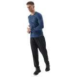 Pánské tréninkové tričko s dlouhým rukávem 4F LONGSLEEVE FNK-WSS24TFLOM183-32S-DENIM · záber 5